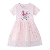 J Meters Bunny Stars Pink Fancy Frock 5057
