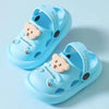 Honest Baby Bear Face Light Blue Clogs 9385