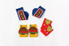 CRM Cheer Up Colors 3 Piece Socks Set 9270