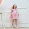 VKT Big Unicorn Face Light Pink Frock 6041