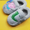 PP Peppa Aplic Grey Furr Warm Shoes 10633
