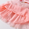 VKT Aplic Unicorn Pink Heart Fancy Full Sleeves Frock 8731