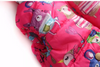 Y5 Animal & Birds Voices Sleeveless Hooded Shocking Pink Puffer Jacket 7661