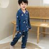 QK Mickey Mouse Persian Blue Silky Night Suit 8652