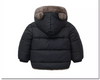 Jing Ping MTXXTZ Warm Full Sherpa Bear Black Double Sided Hooded Puffer Jacket 7652