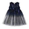 VKT Sequence Star Two Tone Navy Blue Bow Frock 8720