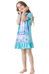 Night Glow Rarity Beautiful Girl Sky Blue Frock 9703