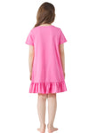 Night Glow Rainbow Power Rose Pink Frock 9698