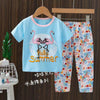 JJB Summer Flamingo Sky -Blue Shirt & Trouser Set 9688