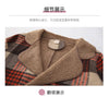 Cute Kids Red & Brown Check Woolen Inside Warm Coat 10526
