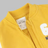Un Kd 68 embroidery Fleece Yellow Zipper 3419