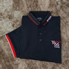 RL Polo 1966 Embroided Meshed Black Polo 11111