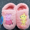 PP Peppa Aplic Tea Pink Fur Warm Shoes 10634