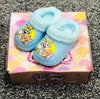 CN Tom & Jarry Print Blue Warm Slippers 10617