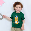 B.X Say Cheese Printed Green Tshirt 5093
