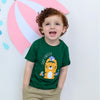 B.X Say Cheese Printed Green Tshirt 5093