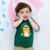 B.X Say Cheese Printed Green Tshirt 5093
