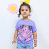 B.X Flamingo Print Purple Tshirt 4973