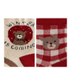 CRM Red & White Bear 3 Piece Socks Set 9266