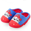 NC Paw Patrol Print Warm Red And Blue Winter Slippers 8303