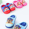 NC Paw Patrol Print Warm Red And Blue Winter Slippers 8303