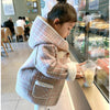 CN Tea Pink With Cream Inside Furr Front Style Warm Coat 10537