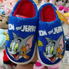 CN Tom&Jerry Friends Face Royal Blue Warm Slippers 10620