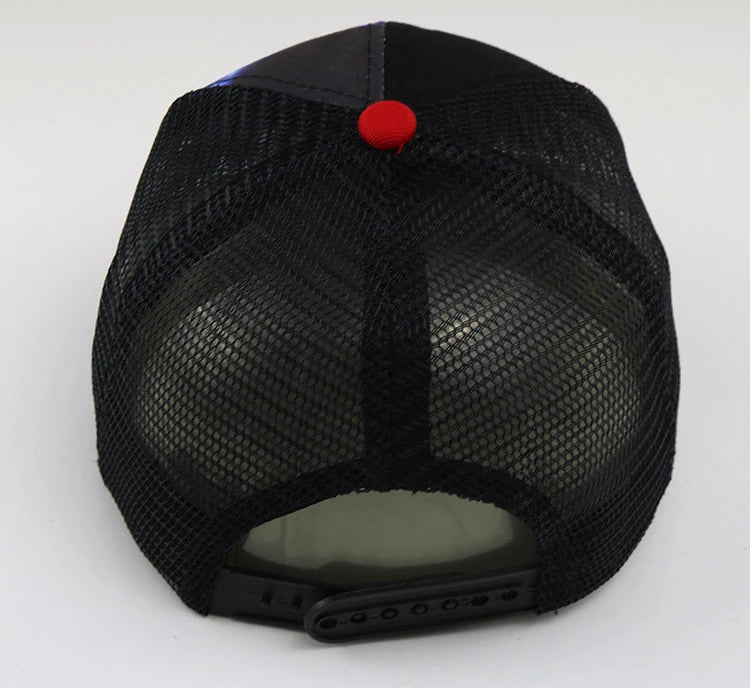 Transformer Embroidered Black & Red Net Cap 9174 – BrandsXpress