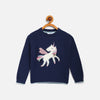MS Sequence Unicorn Navy Blue Sweater 8670