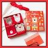 CRM Musical Bear Red 4 Socks Box 4646