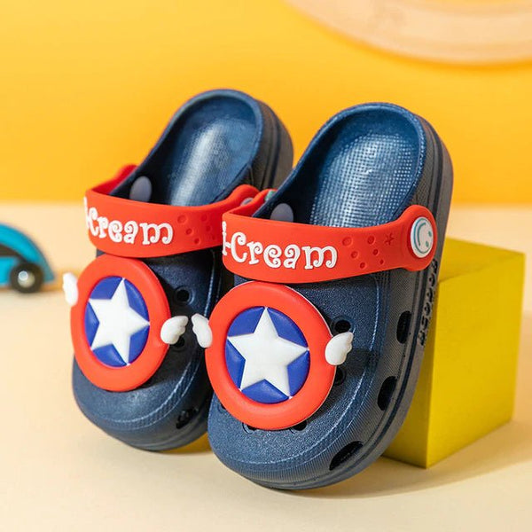 AT I-Cream Captain America Dark Blue Clogs 9429
