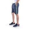 TRN Navy Blue Summer Jogger Stripe Shorts