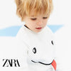 ZR Applique Red Tongue White Sweatshirt 338
