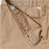 HM Plain Dark Brown Cotton Shorts 7120