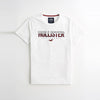 HLS Double Color Embroidery White Tshirt 6191