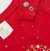 HM Glitter Heart Red Top 3934