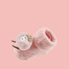 YB Sheep Design Tea Pink Antislip Socks 8065