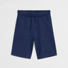 MNG Front Pocket Plain Navy Blue Shorts 8809