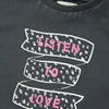 MNG Listen To Love Dark Grey T-shirt