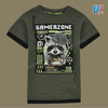 FTR GAMERZONE Printed Dog Khaki T-Shirt 8894