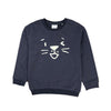 ZR Cat Face Dark Grey Sweatshirt 3116