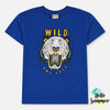 FT Wild & Free Tiger Face Blue T-Shirt 10982