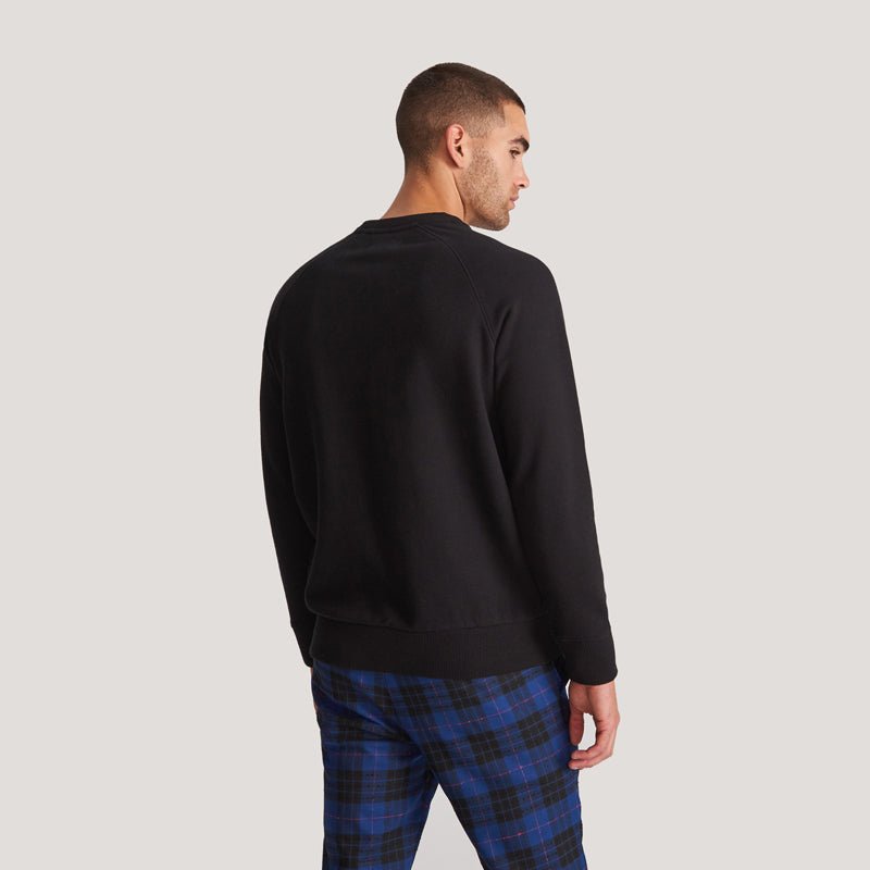 RSV Organic Never Give Up Black Sweatshirt 610