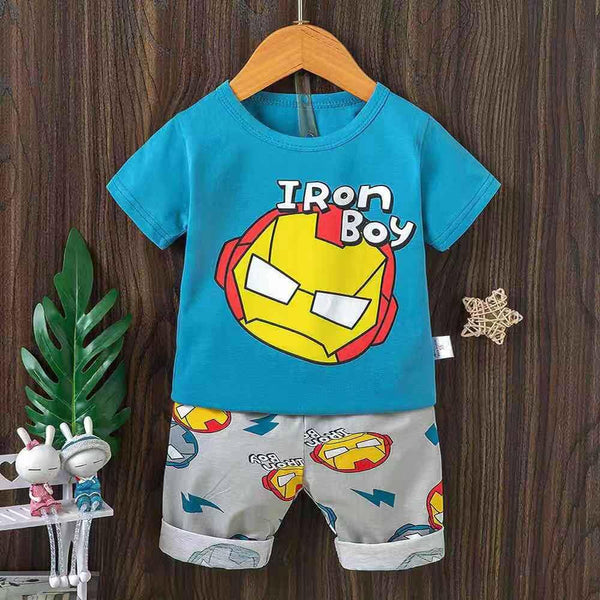 JI Iron Boy Cadet Blue 2 Piece Long Nikkar Set 4518