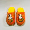 MF Embroidered Bunny Warm Orange Winter Slippers 8307