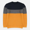 OKD Color Block Mustard Sweater 8272