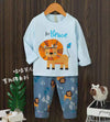 JJ Be Brave Lion Blue 2 Piece Trouser Set 8611