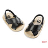 Magic Prewalker Black Striped Soft Bottom Sandal 11050