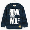 ZR Howl of the Wolf Blue Camouflage Sweatshirt
