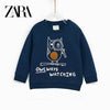 ZR Owlways Watching Applique Sweatshirt 342